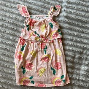 Carter’s 4T Grapefruit Print Kids Dress
